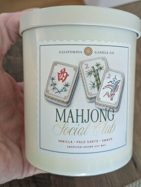MAHJONG Social Club Candle